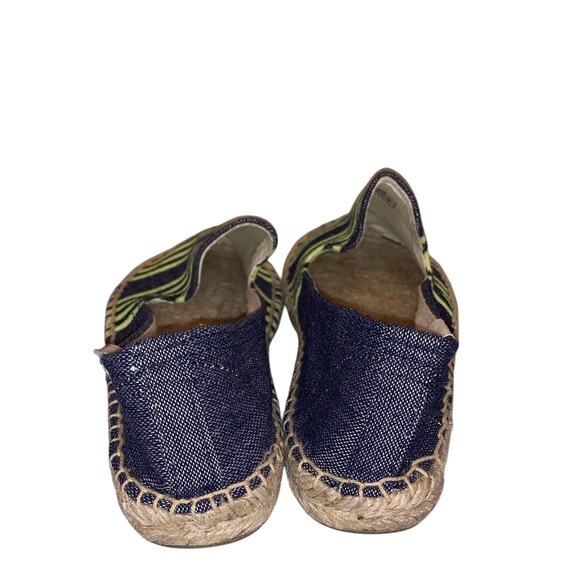 NWT Soludos x Lemlem Denim Striped Espadrilles - Picture 4 of 6